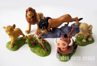 Disney the lion King figure figurine lot of 6pcs  
