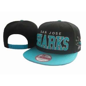 San Jose Sharks NHL New Era 9FIFTY Snapback Hats Black Blue  