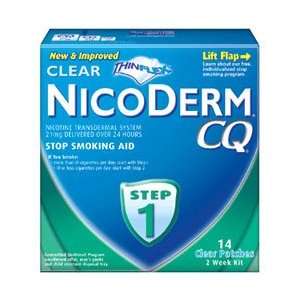  Nicoderm Cq Clear Patch 21 Mg Size 14 Health & Personal 