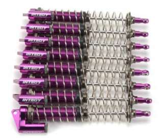 HPI Savage X & XL Purple Aluminum MSR8 Piggyback Shock Set by Integy 