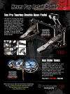 FREE S&H~NEW VEX PRO TOURING DOUBLE BASS DRUM PEDAL SET  