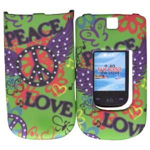  Peace & Love Green Nokia 6350 at&t Case Cover Hard Phone 