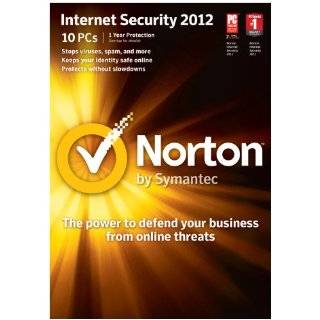 Norton Internet Security 2012   10 Users by Symantec ( CD ROM   Sept 