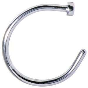 Surgical Steel Nose Ring Hoop 18 Gauge 3/8 Everything 
