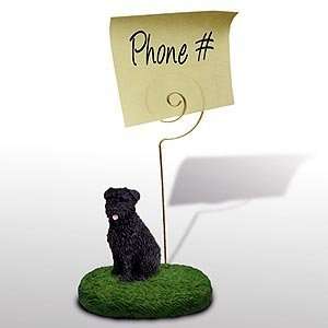    Bouvier des Flandres Note Holder (Uncropped)