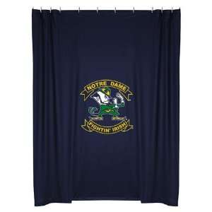  Notre Dame Fighting Irish Bathroom Shower Curtain Sports 