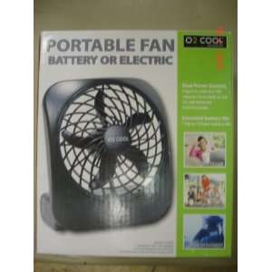  02 Cool Portable Fan Battery or Electric Powered Kitchen 
