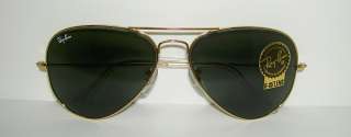New RAY BAN Sunglasses AVIATOR Large Metal II Gold Frame RB 3026 L2846 