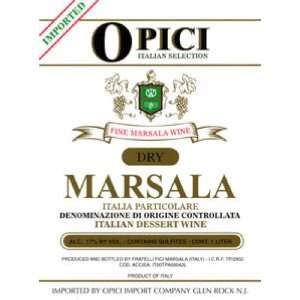  Opici Dry Marsala Doc NV 750ml Grocery & Gourmet Food