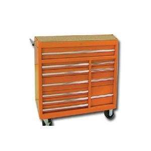   Drawer Cabinet with Roller Bearing Slides   Orange