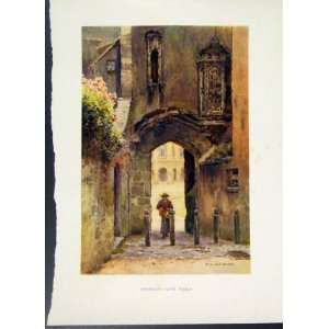  Penniless Gate Wells C1920 Painting By Haslehust Color 