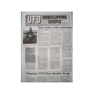  UFO News Clipping Service (November) Lucius Farish Books