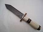 Pioneer Hand Made Damascus Steel Hunting Knife With File Work Guard 11 