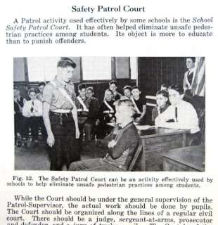 Vintage 1950 AAA School Safety Traffic Patrol Manual Book Booklet 