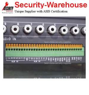 16 CH Standalone DVR CCTV Security Surveillance H.264 /w Wired Door 