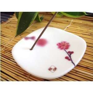    Yume no Yume Ceramic Plate   Pink plum flower