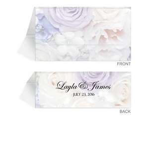  275 Personalized Place Cards   Roses Bouquet Office 