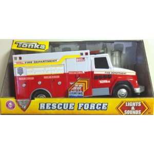  Tonka Rescue Force Lights & Sounds Ambulance   Red 