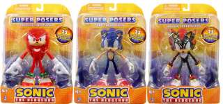 Sonic The Hedgehog 6 Super Poser Articulation Figures Set Of 3