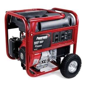   Gas Powered Portable Generator With Wrap Around Handle Patio, Lawn