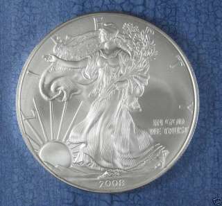 2008 United States Silver Eagle Silver Dollar  