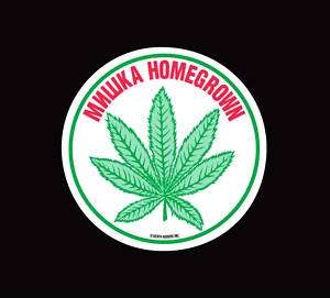 Mishka weed marijuana vinyl sticker decal skate surf  