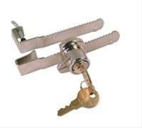 FORT SHOWCASE LOCK FOR GLASS OR WOOD SLIDING DOORS  