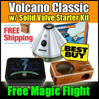 Volcano Classic Vaporizer Solid Valve Starter Kit+ FREE Magic Flight 
