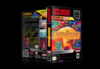 Earthbound Super Nintendo SNES Custom Game Case NEW *NO GAME*  
