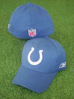 Indianapolis Colts Hat Cap Reebok Flex Fit Medium / Large M/L  