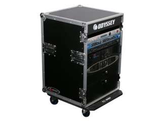 Odyssey FR16WE 16 Space Amp Rack With Wheels Large Rack Case  