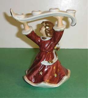   Magical Christmas Angel Figurine Candle Holder New in Box  