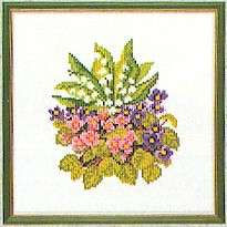 Eva Rosenstand Pansy Flowers 12 888 Cross Stitch Kit  