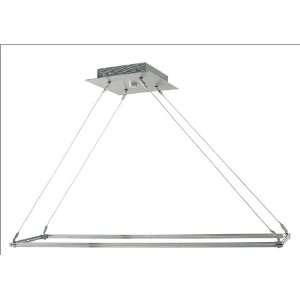 com LBL Lighting HS13336X09120+BZ30S Rectangular Monorail Chandelier 