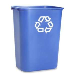  Rubbermaid Office Recycling Container, 41 Quart   Blue 