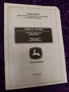 John Deere T105S LE String Trimmer Operators Manual  
