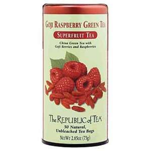 The Republic of Tea, Goji Raspberry Green Tea, 50 Count