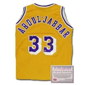   Abdul Jabbar Autographed Jersey   Authentic   Autographed NBA Jerseys