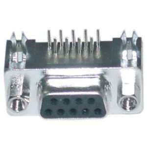  NEW DB9 Female Right Angle, Solder Type Connector   3530 