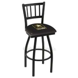  25 Army Counter Stool   Swivel with Black Ring and 