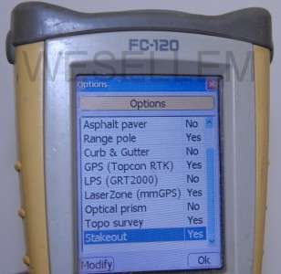   FC 120 GPS Data Collector w/ Pocket 3D Bluetooth RTK Surveying  