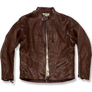  Roland Sands Design Turbine Leather Jacket   X Large/Brown 