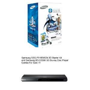  Samsung 3d Kit Ssg p3100m/za + 3d Bd d5500 Blu ray Player 