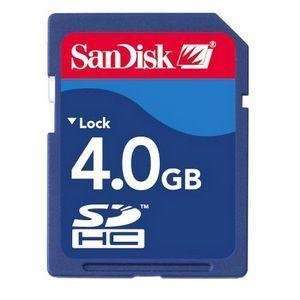    SanDisk 4 GB Secure Digital SD Card