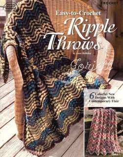 Easy to Crochet Ripple Throws, crochet patterns  