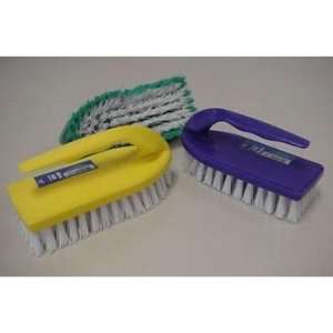  Iron Shape Scrub Brush with Handle Case Pack 48 