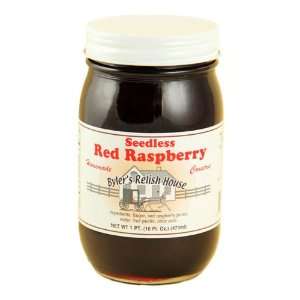   Seedless Red Raspberry Jam 16 oz.  Grocery & Gourmet Food