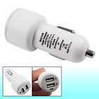 NEW DOUBLE PORT CONNECTOR CAR ADAPTER+USB CABLE OEM APPLE IPHONE 3G 