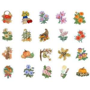 Bernina Artista Embroidery Card AUTUMN GARDENING 1  