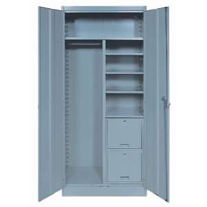 Series Multi Purpose Combination Cabinet with 2 Drawers, 1 Full Shelf 